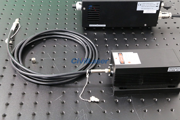 Pulsed laser 355nm 30mW UV Fiber Coupled Laser Source